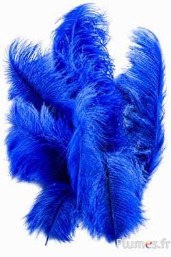 Strauss - 32-42 cm - hellgrau-blau